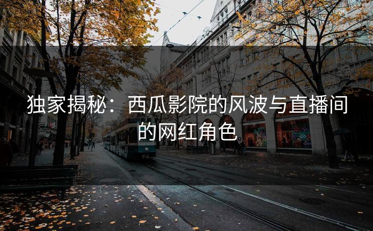 独家揭秘：西瓜影院的风波与直播间的网红角色